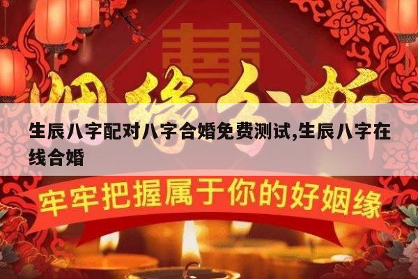 生辰八字配对八字合婚免费测试,生辰八字在线合婚