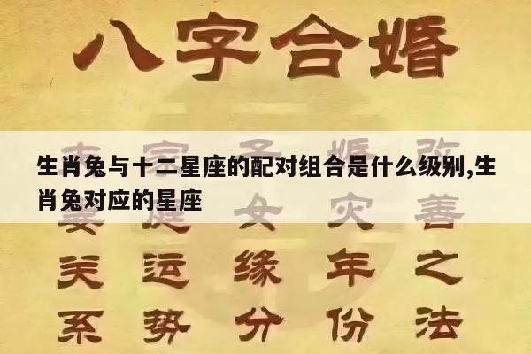 生肖兔与十二星座的配对组合是什么级别,生肖兔对应的星座