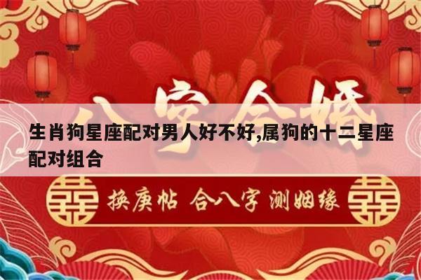 生肖狗星座配对男人好不好,属狗的十二星座配对组合