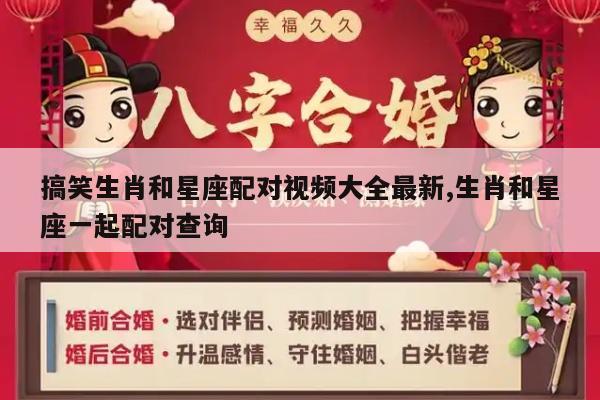 搞笑生肖和星座配对视频大全最新,生肖和星座一起配对查询