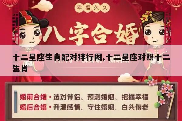十二星座生肖配对排行图,十二星座对照十二生肖