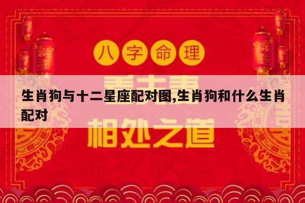 生肖狗与十二星座配对图,生肖狗和什么生肖配对