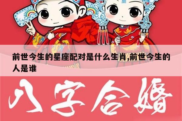 前世今生的星座配对是什么生肖,前世今生的人是谁