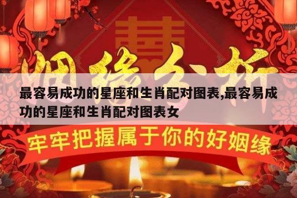 最容易成功的星座和生肖配对图表,最容易成功的星座和生肖配对图表女